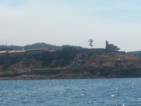 Island on route to Baiona