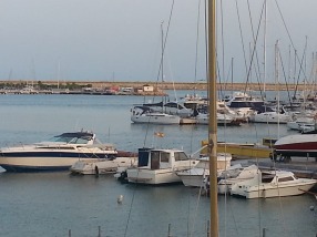 Synergy moored at Torrevieja