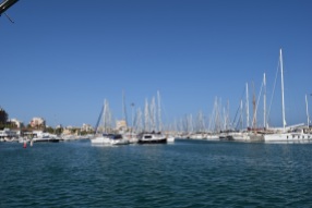 View across Torrevieja Harbour